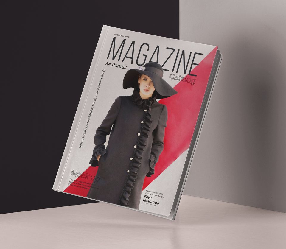 Psd Magazine Mockup Vol Pixeden Club