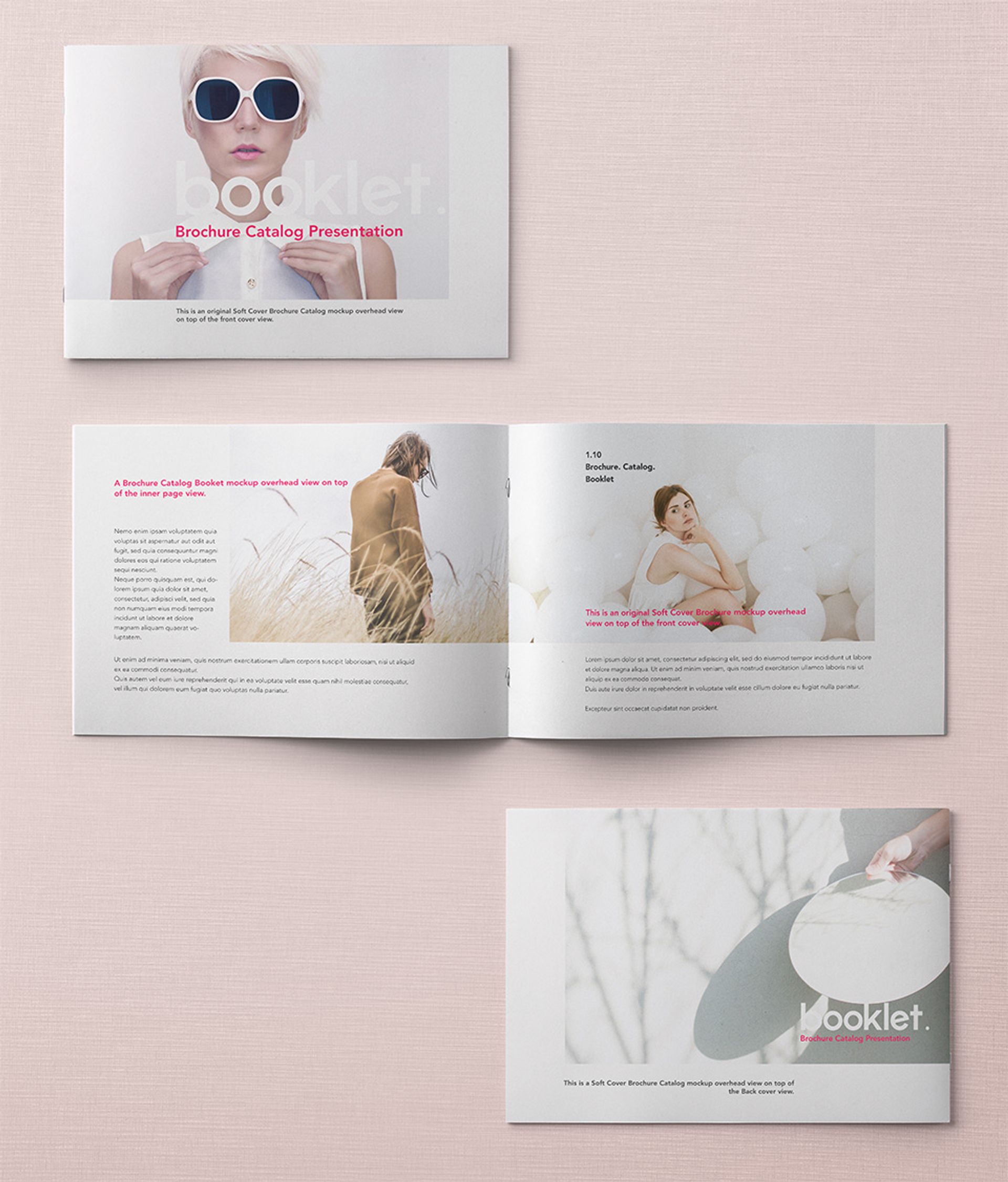 A4 Landscape Psd Brochure Mockup | Pixeden Club