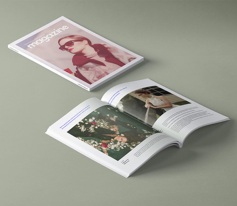 Psd Magazine Mockup Vol12 | Pixeden Club