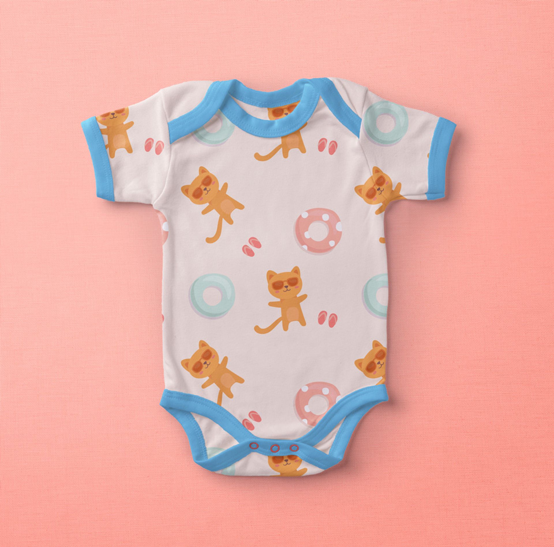 Baby Bodysuit Psd Mockup | Pixeden Club