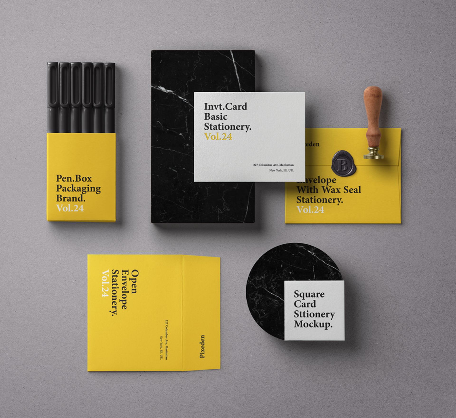 Basic Stationery Branding Vol 24 | Pixeden Club