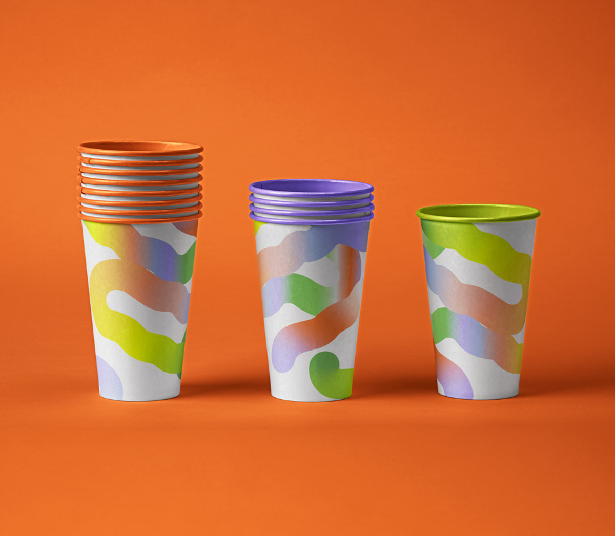 Paper Hot Drink Cups Mockup By INC Design Studio