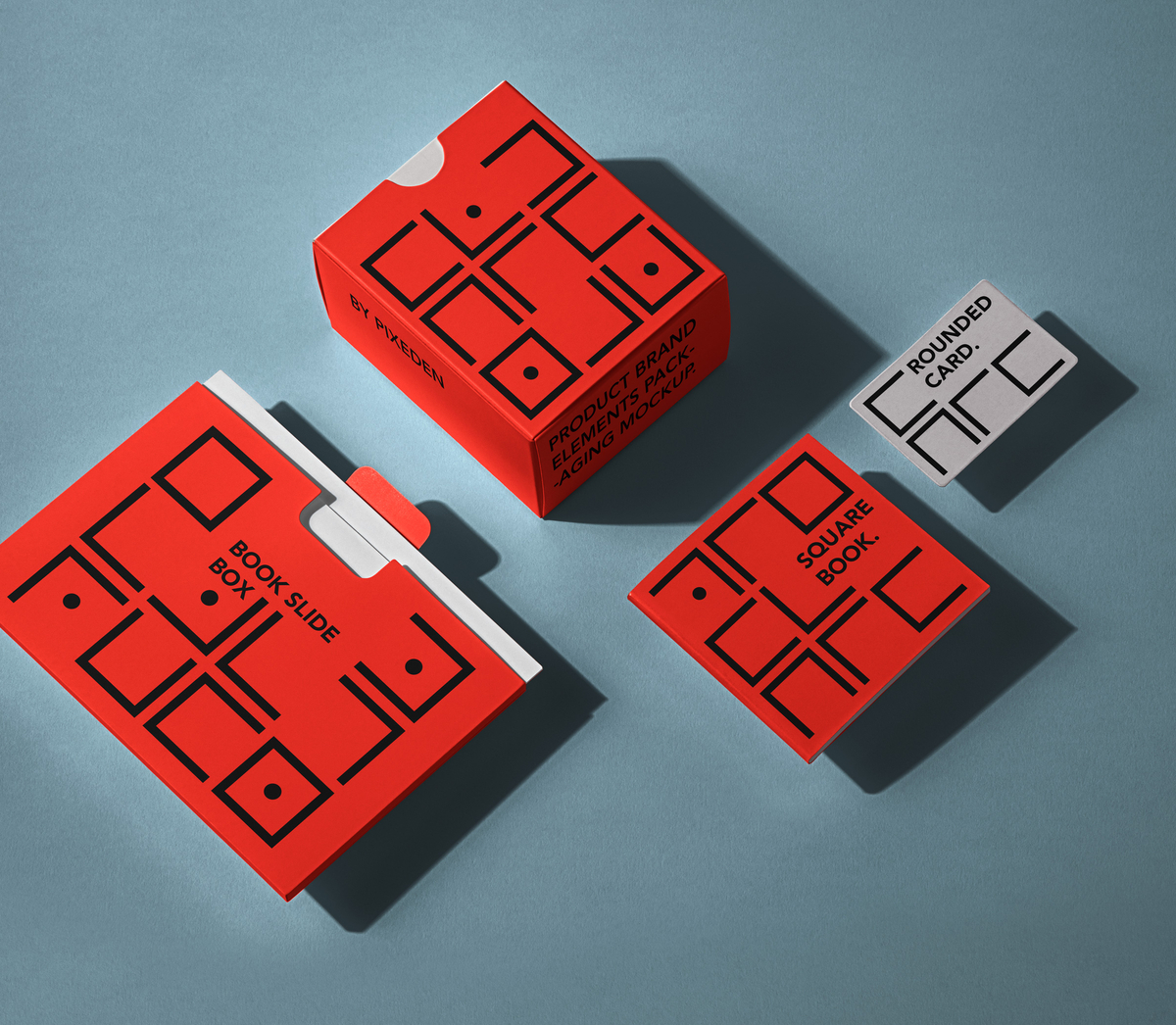 Psd Square Boxes Packaging Mockup Pixeden Club