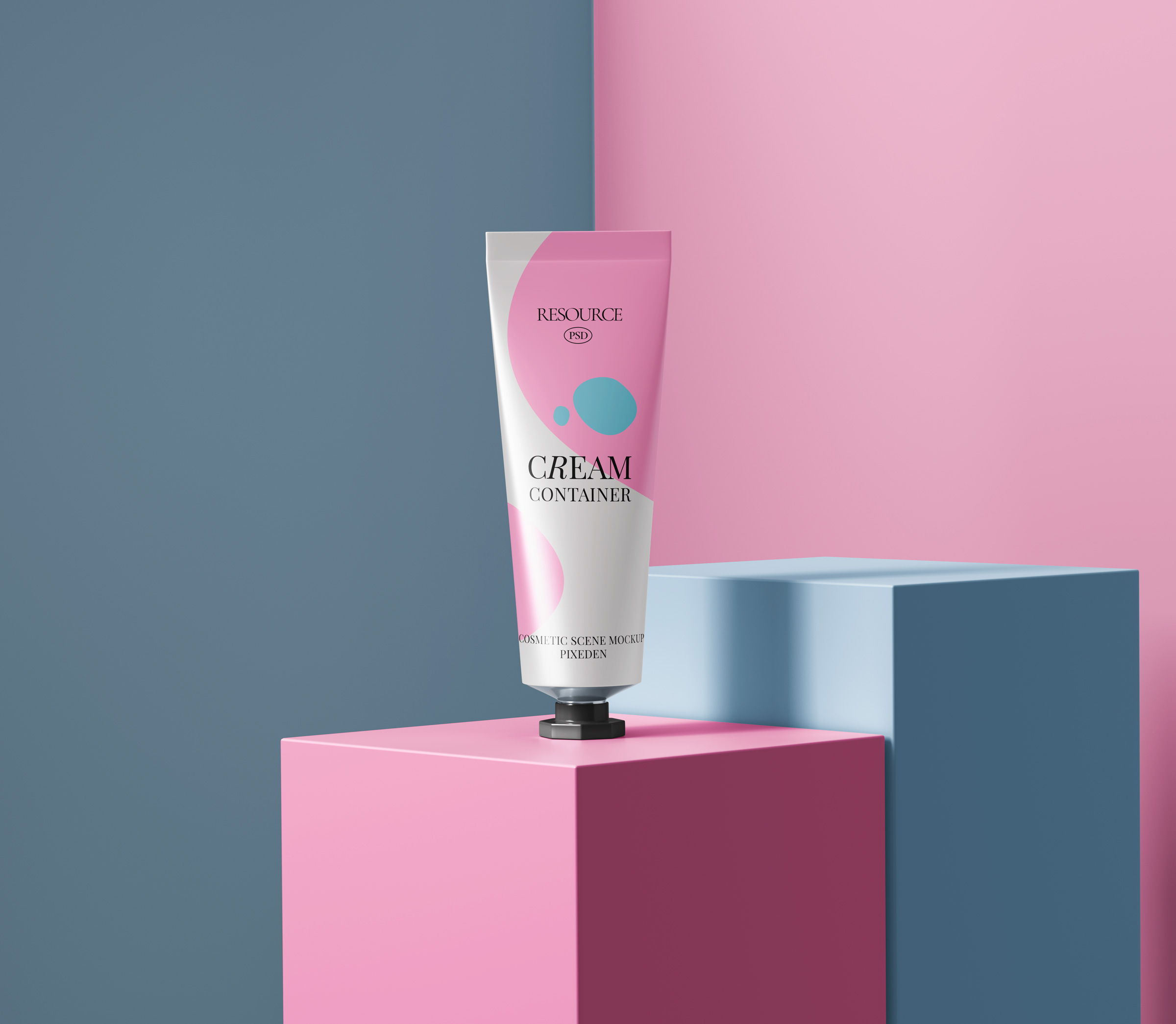 Cream Tube Psd Cosmetic Mockup | Pixeden Club