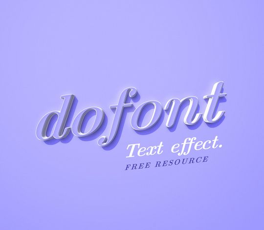 Dofont Psd Text Effect