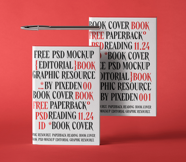 Dust Jacket Book Covers Psd Mockup
