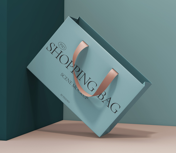 Fashion Psd Shopping Bag Mockup