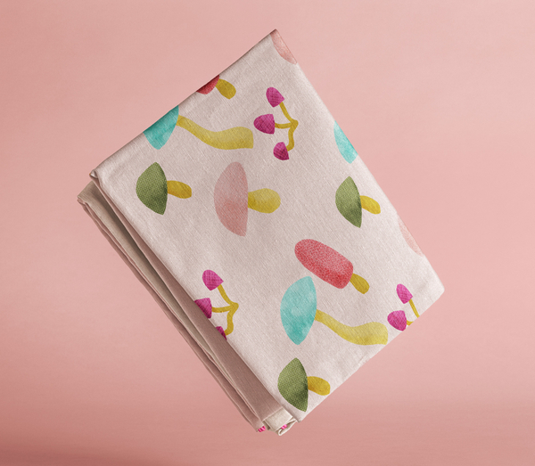 Folded Tote Bag Brand Psd Mockup