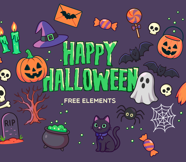 Halloween Vector Art Elements