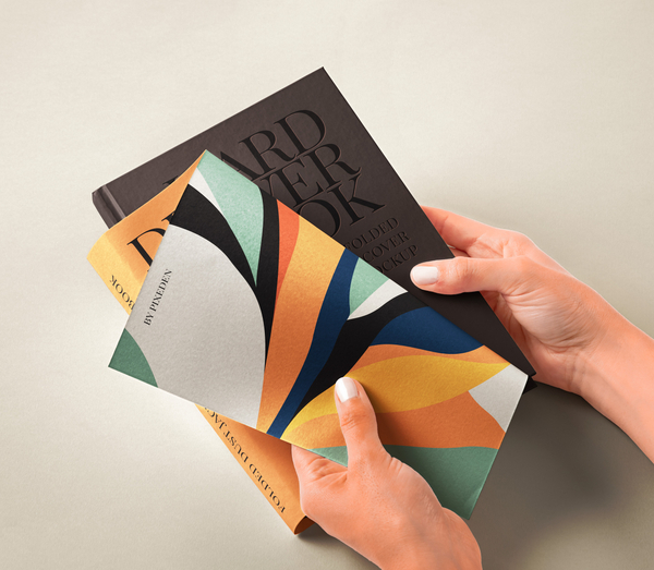 Hands Holding Hardcover Psd Book Mockup