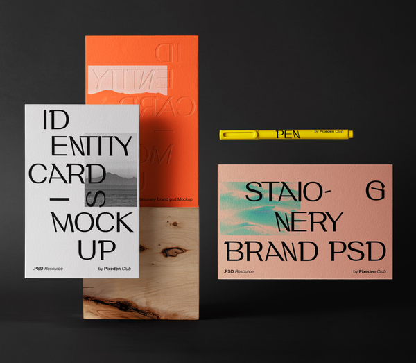 Identity Psd Branding Card Mockup