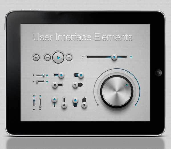iPhone and Ipad App UI Kit Psd Vol1