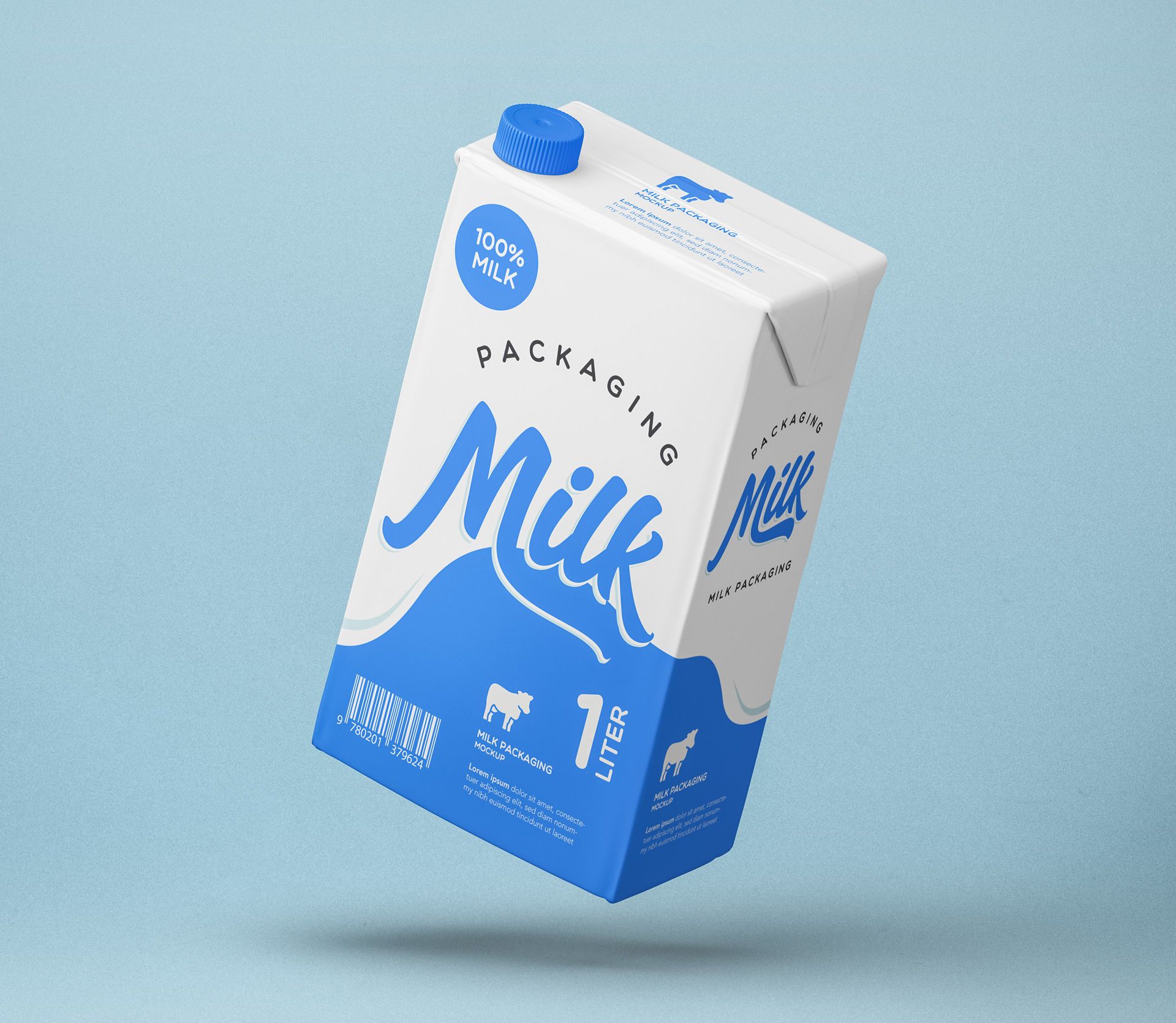 Milk Packaging Psd Mockup Vol4 | Pixeden Club