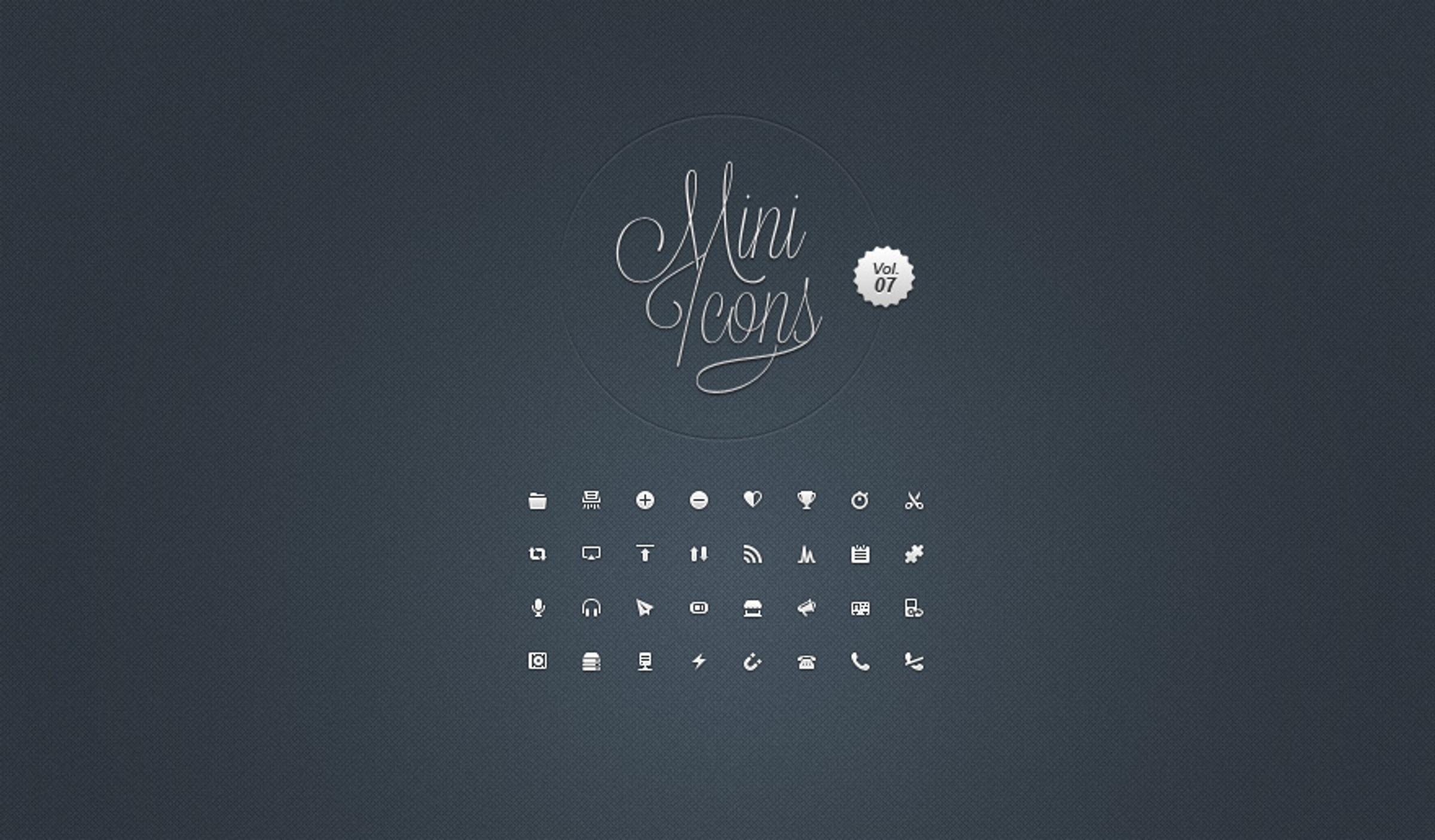 Mini Icons Set Vol7 | Pixeden Club