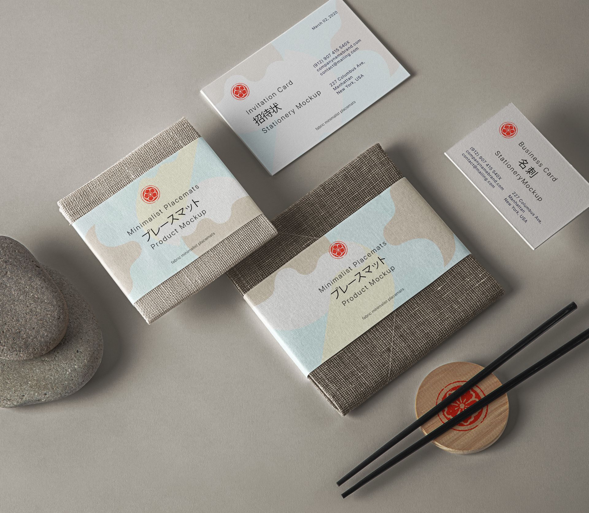 Minimalist Psd Placemats Mockup Pixeden Club