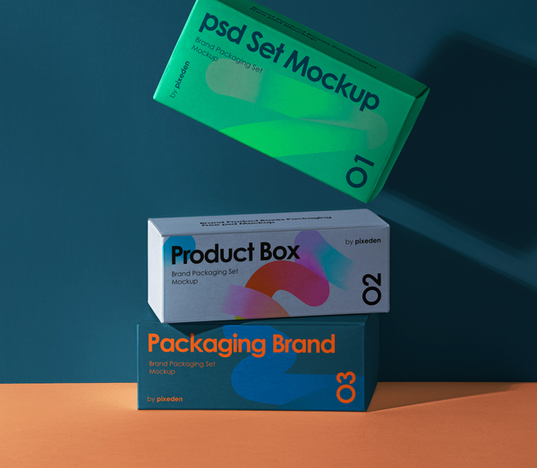 Packaging Product Psd Mockup Boxes