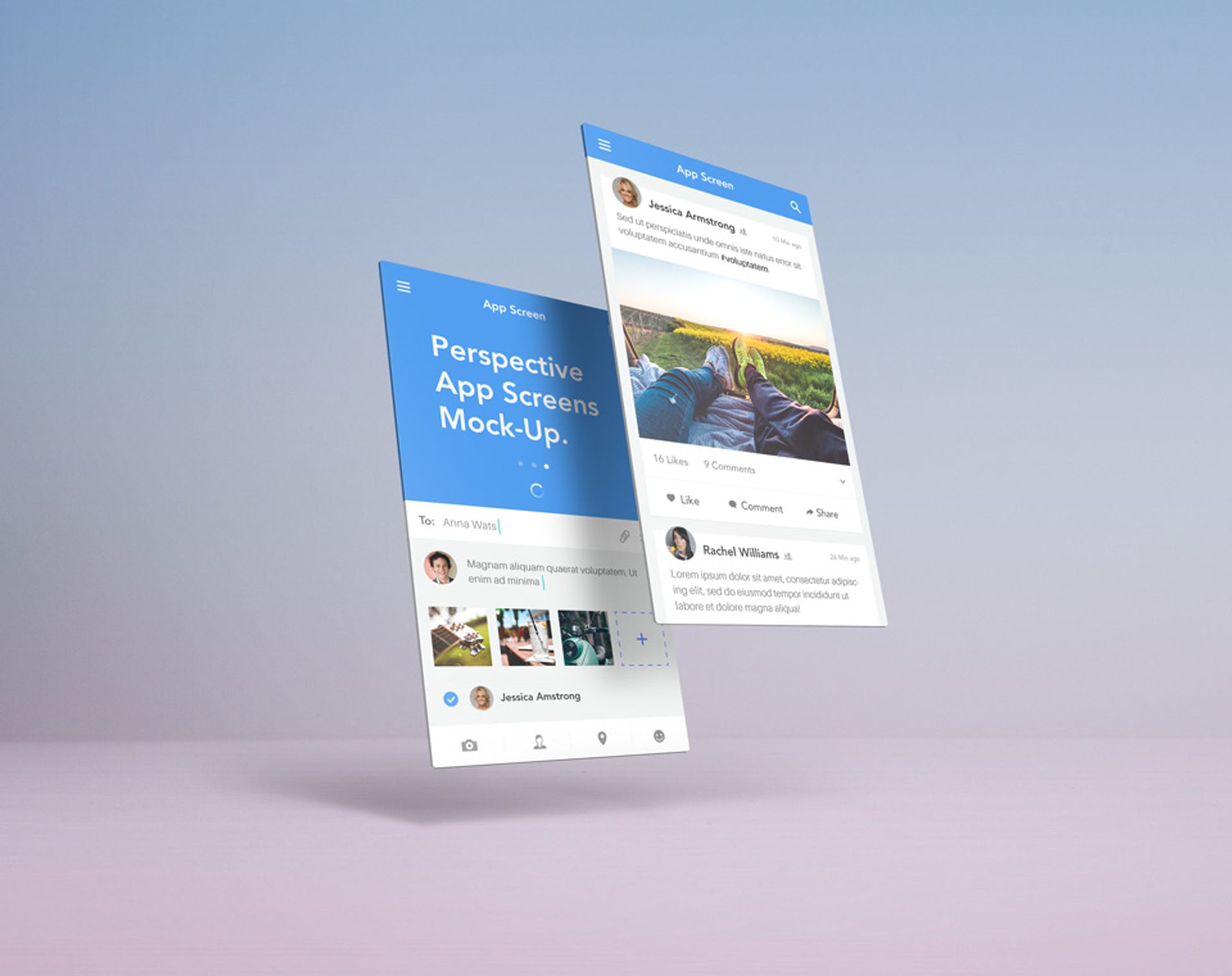 Perspective App Screens MockUp 14 Pixeden Club
