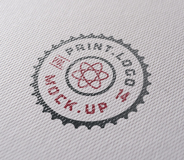 Print Logo Mock-Up Template