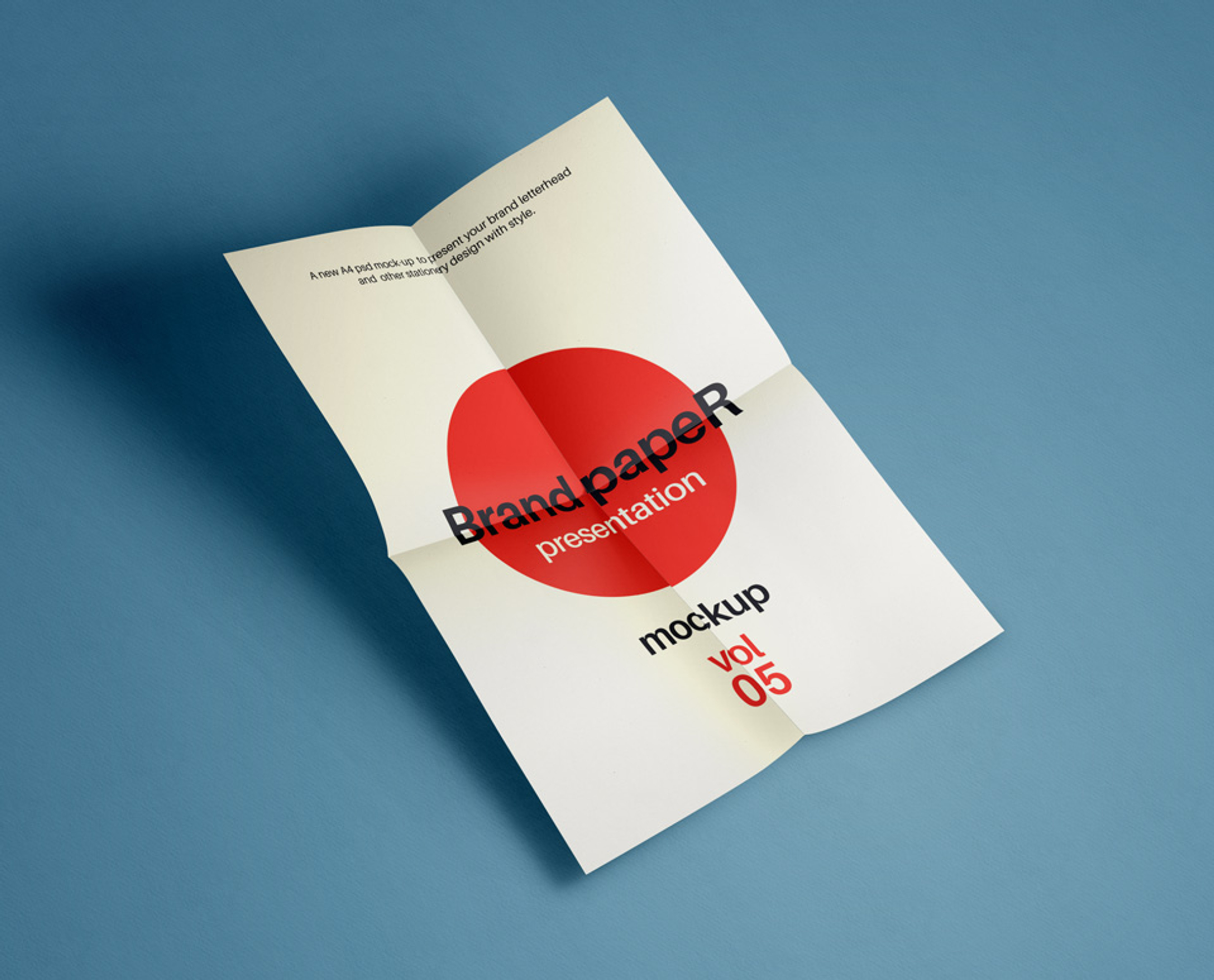 Free A4 Flyer / Resume Paper Mockup PSD - Good Mockups