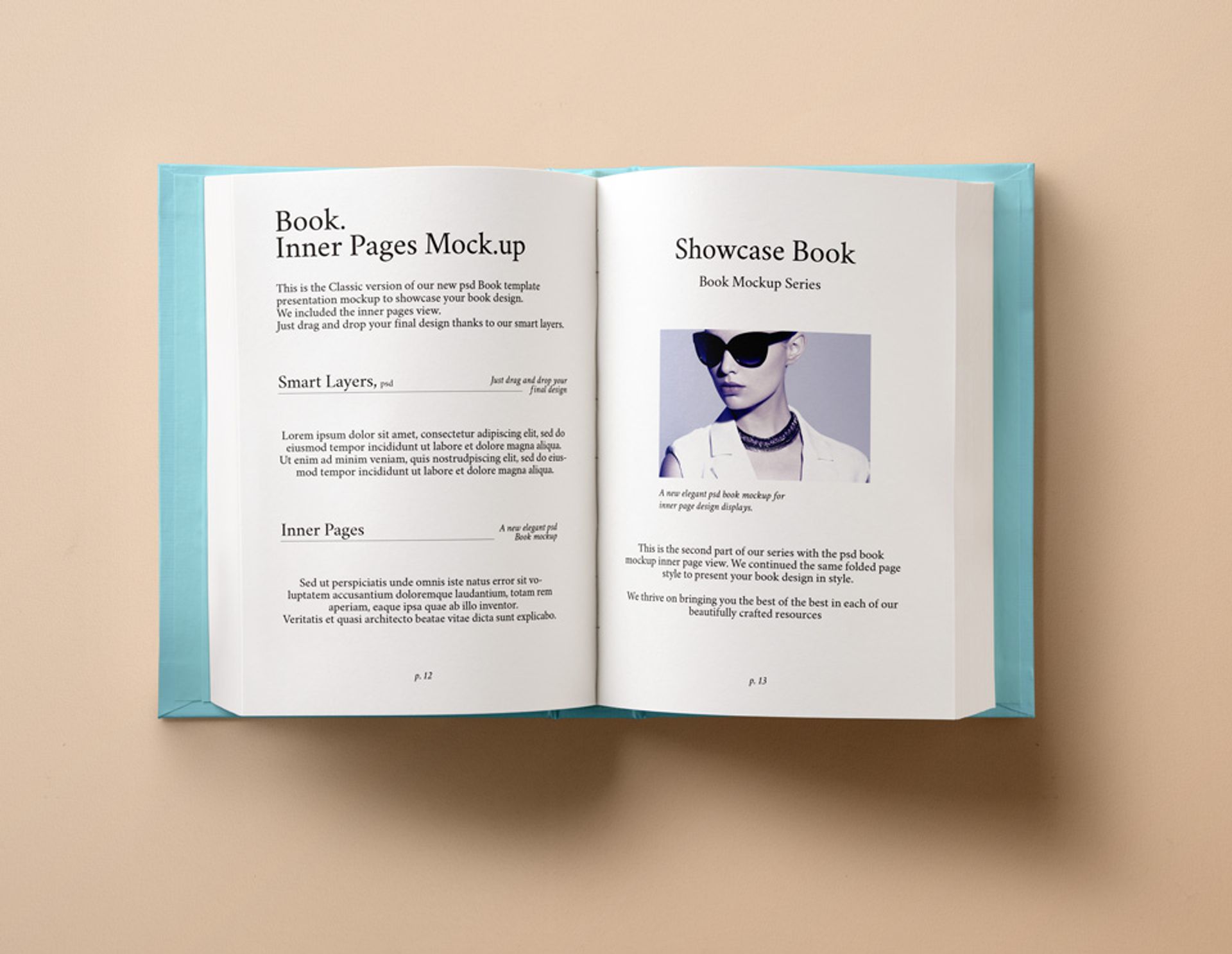 Psd Hardback Book Inner Mockup Pixeden Club