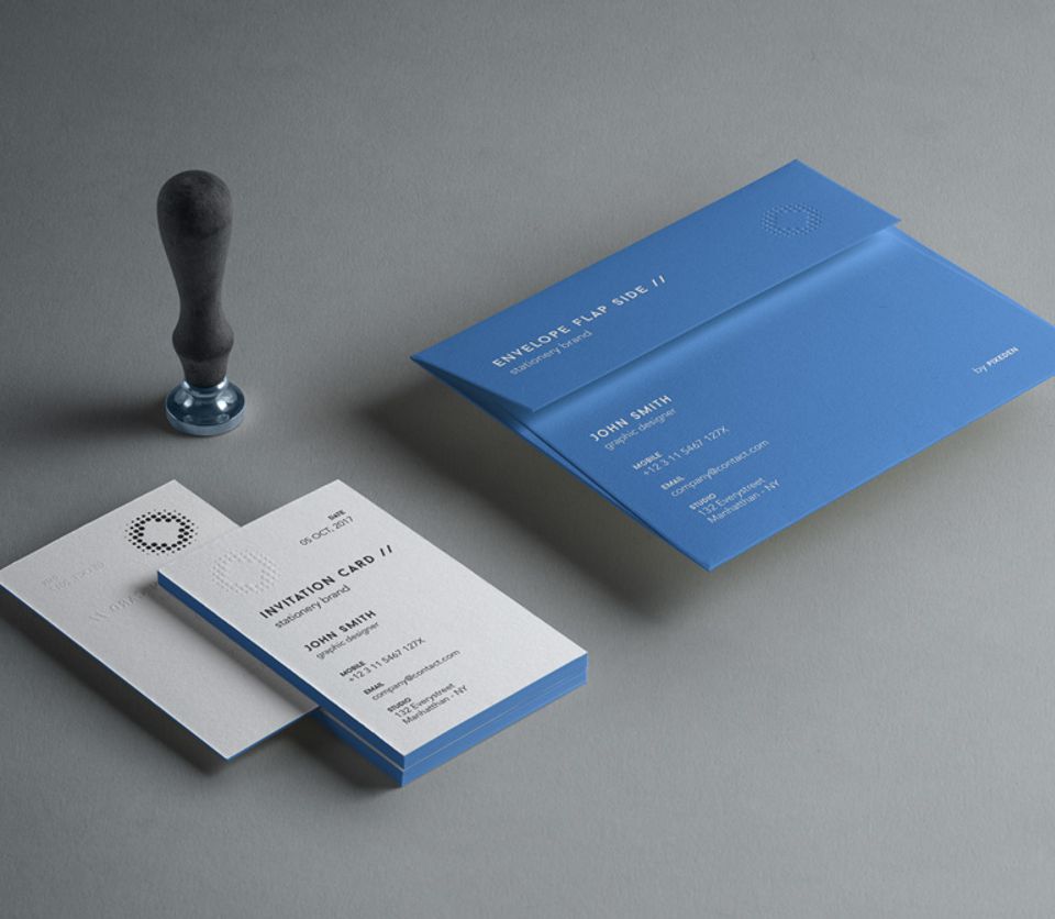 Psd Invitation Card Mockup Vol8 | Pixeden Club