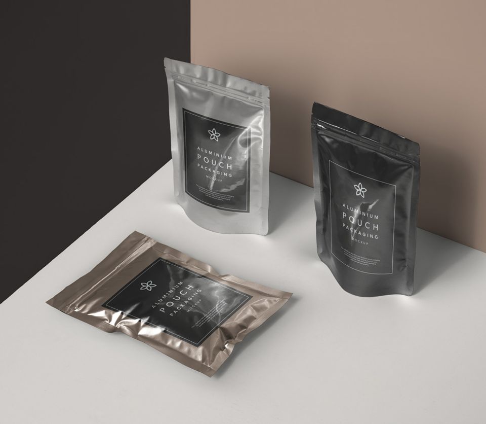 Psd Paper Pouch Packaging Vol4 | Pixeden Club