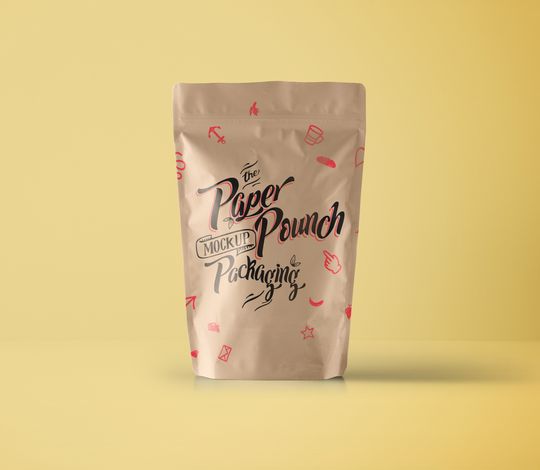 Psd Paper Pouch Packaging Vol4