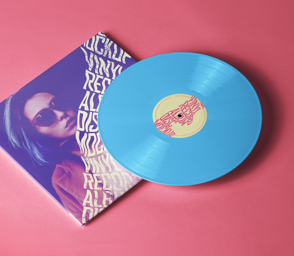 Psd Vinyl Cover Record Mockup Vol4 Pixeden Club
