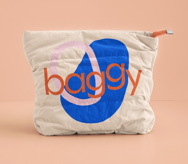 Puffer Cosmetic Zipper Pouch Bag PSD Mockup