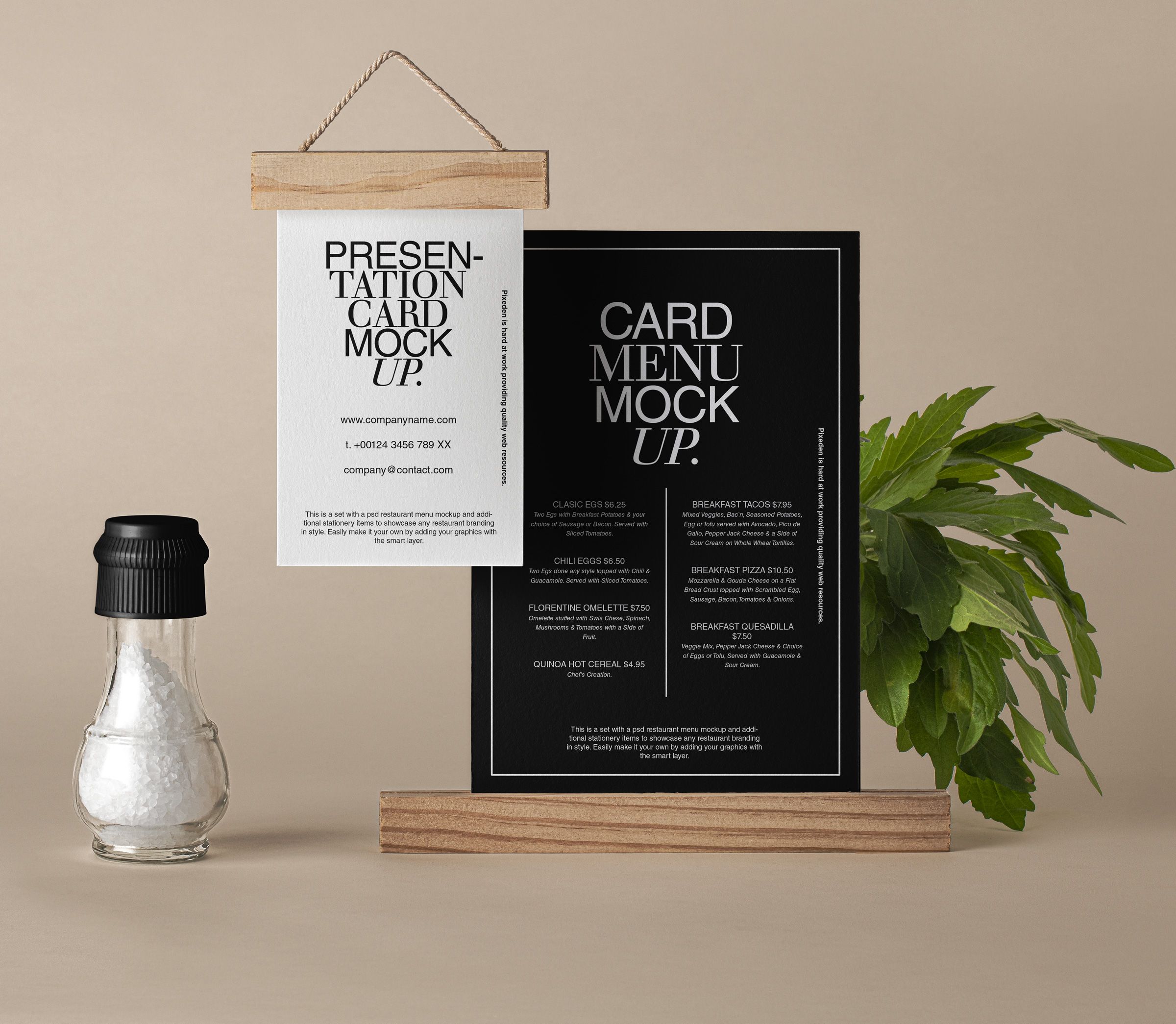 Restaurant Psd Menu Mockup Set | Pixeden Club