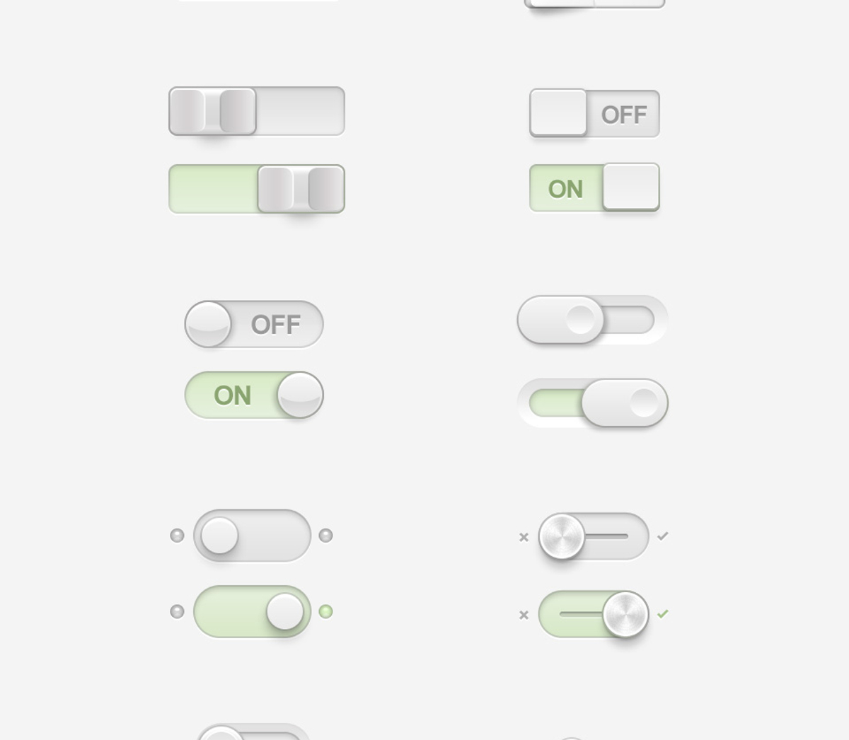 Dark Essential Switches Psd | Pixeden Club