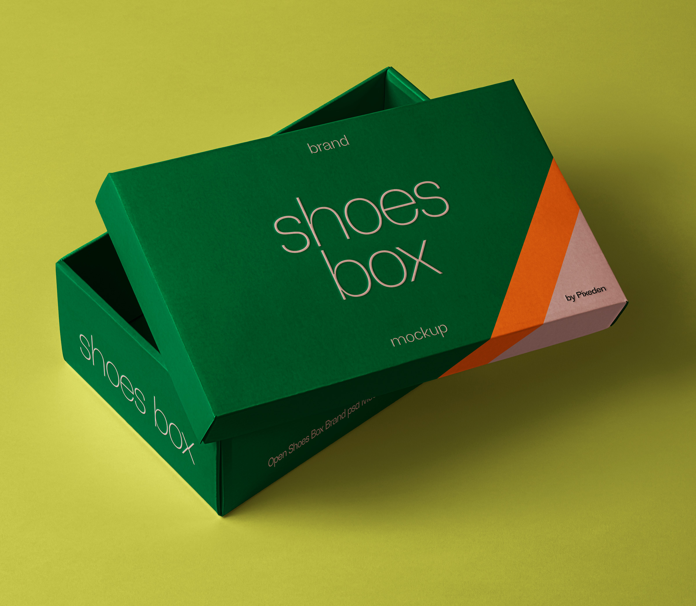 Shoes Psd Box Branding Psd Mockup | Pixeden Club