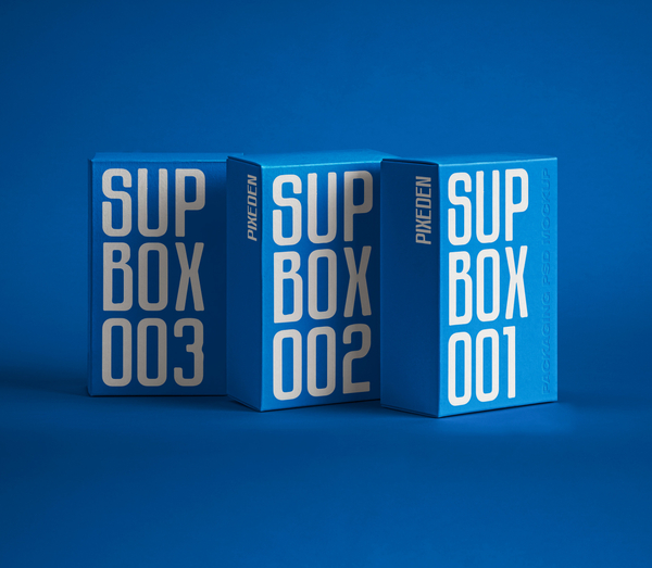 Stand Up Boxes Psd Packaging Mockup