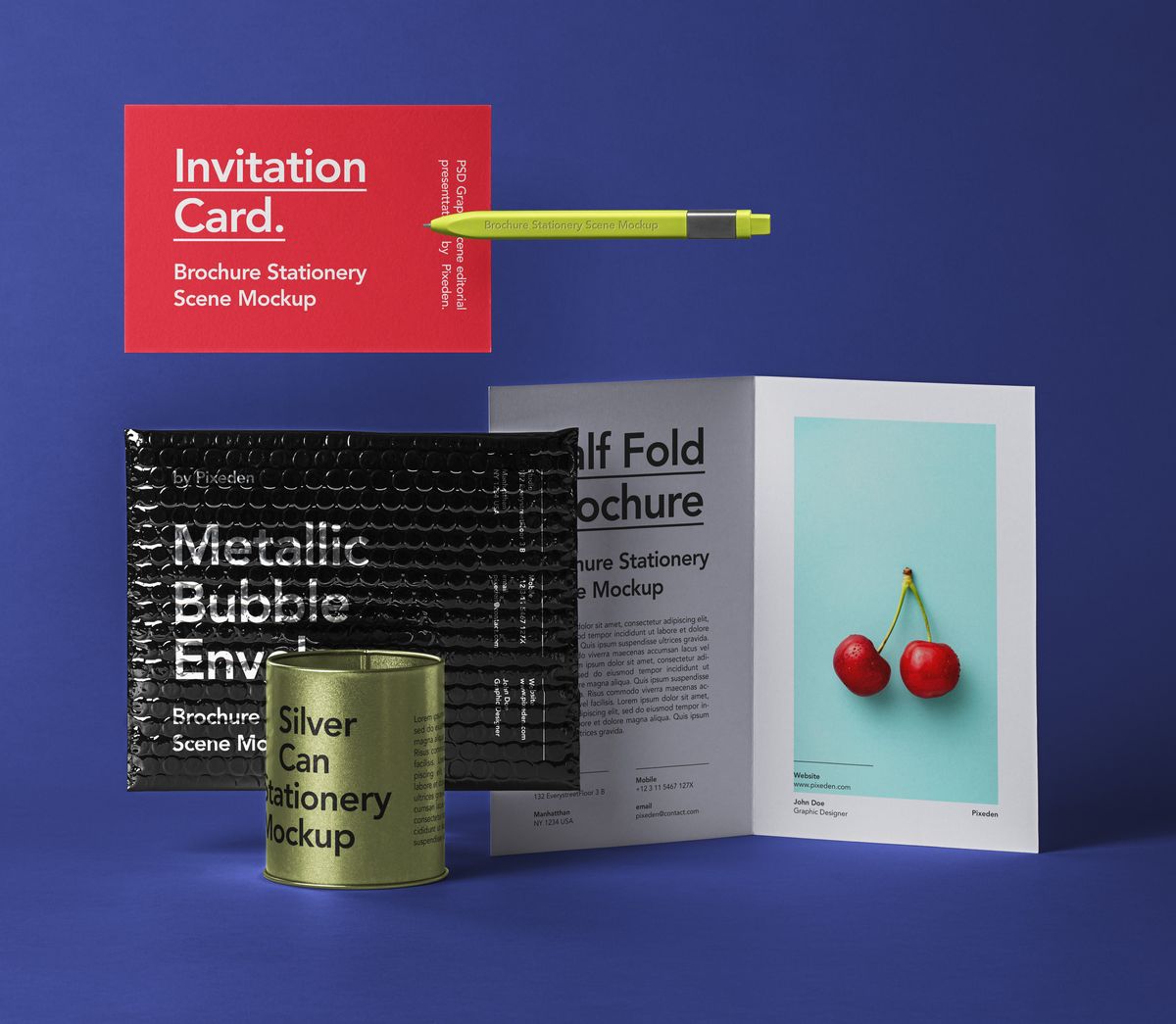 A4 Landscape Psd Brochure Mockup | Pixeden Club