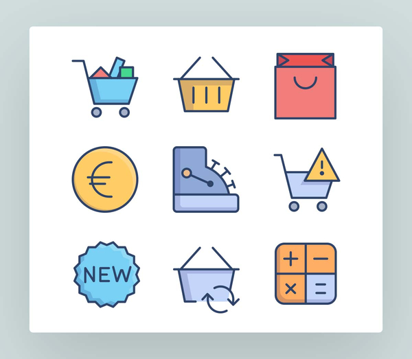 The Color Icons Set :: E-commerce