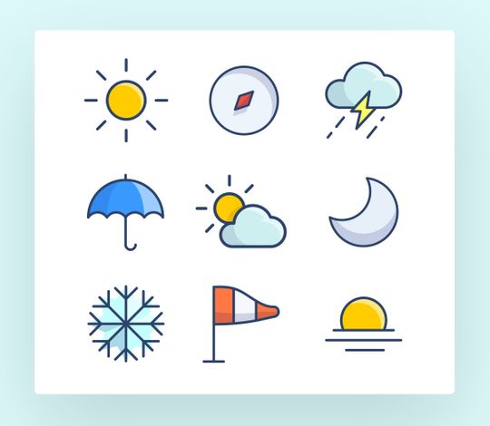 The Color Icons Set :: Weather