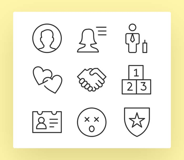 The Icons Font Set :: Social People
