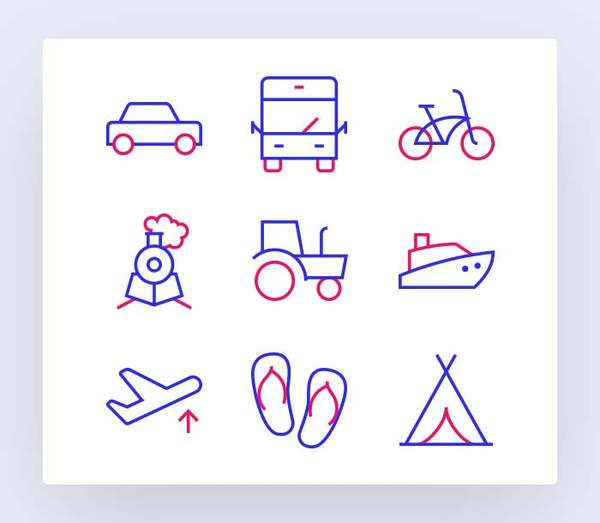 The Icons Set :: Transportation