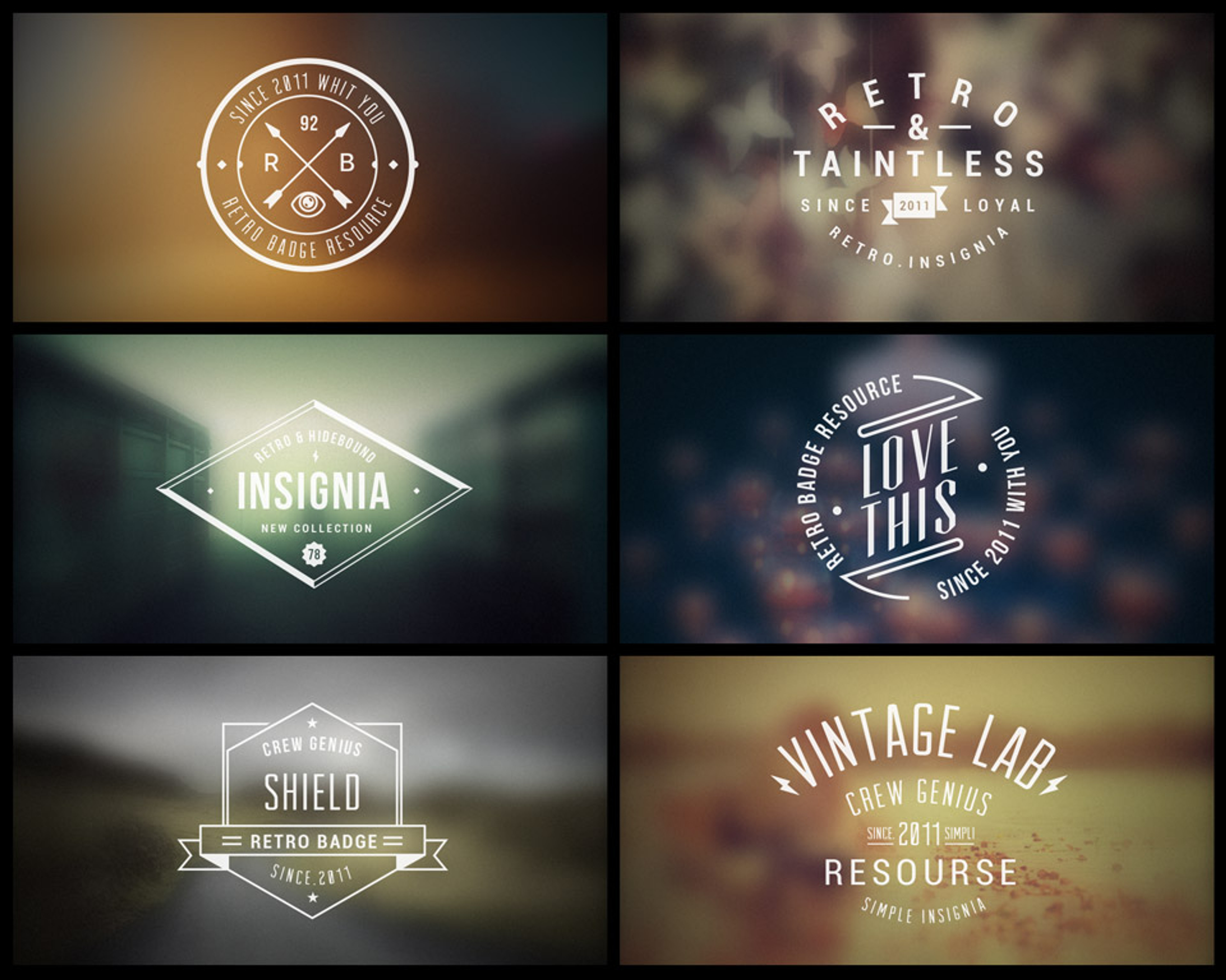 Vintage Badges Presentation Vol 2 | Pixeden Club