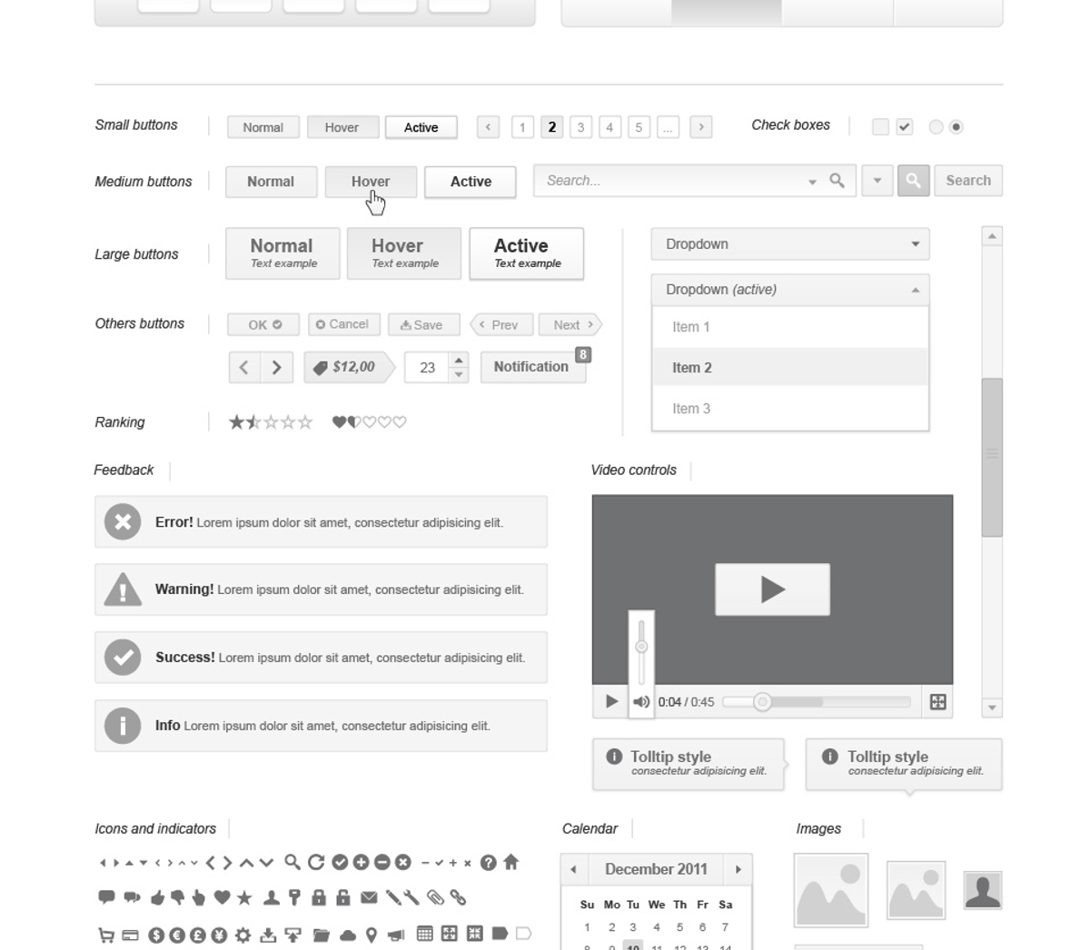 Mobile iOS Wireframe App Stencil v1 | Pixeden Club